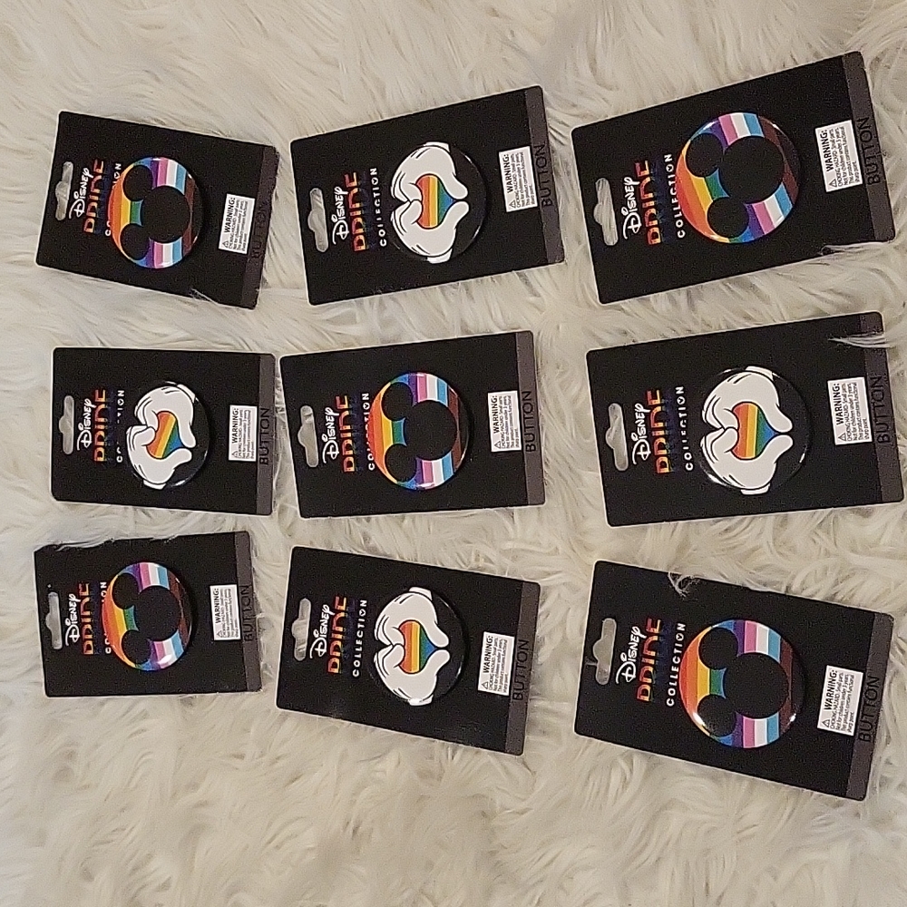 Disney Gay Pride Collection Rainbow LGBT buttons/pins